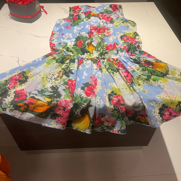 Juicy Couture Tropical Floral Dress – Size 6 – Vintage Y2K Style - Picture 3 of 4